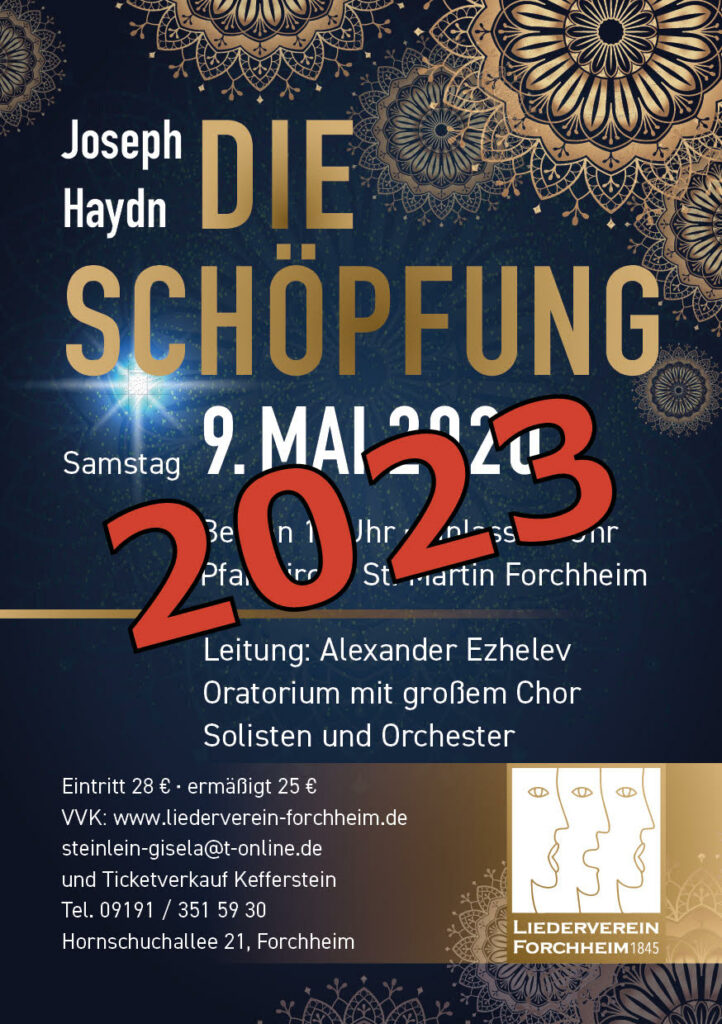 Haydn Schoepfung Plakat